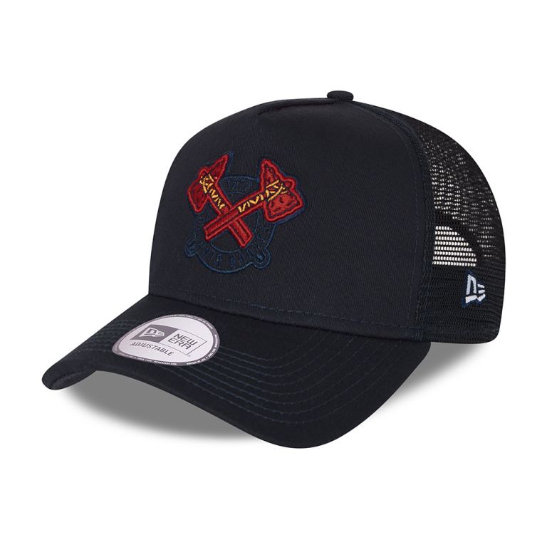 Gorras New Era Truckers Azules - Atlanta Braves Elemental 45302KENB